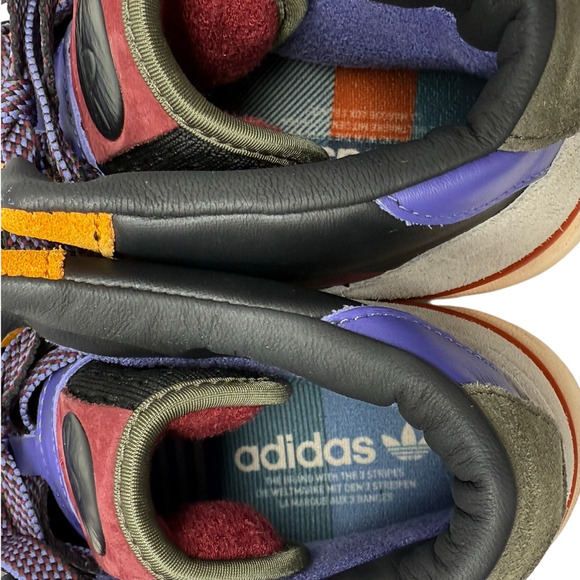 Adidas Forum Mid Patchwork Hi Top Sneakers Purple Men’s 8 HP5359 - Picture 8 of 11